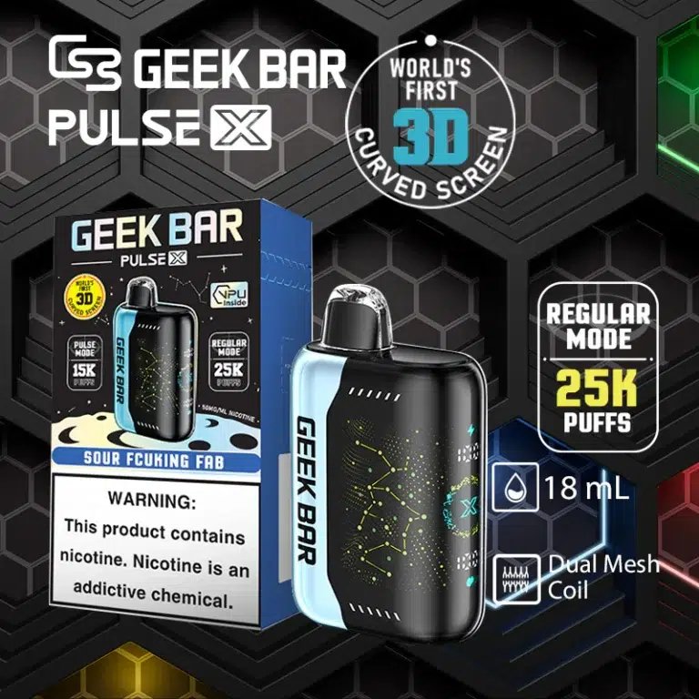 GEEK BAR Pulse X 星空 25000 抽巔峰之作 50mg 精準配比打造震撼擊喉感18mL 爆量規格告別續航焦慮 台灣現貨【買5送1優惠中】:圖片 2